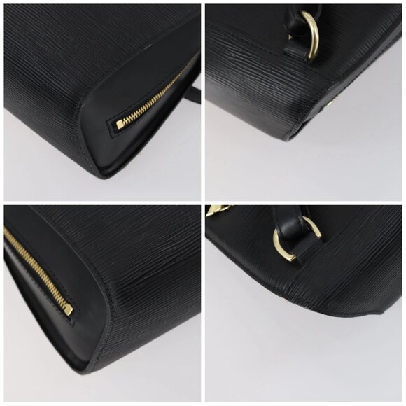 LOUIS VUITTON Epi Mabillon Backpack Black M52232 LV Auth ar13785